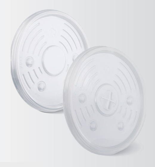 Reyma 12oz Flat Translucent Lid - 1000/Case (20 Pack/50 Pc)