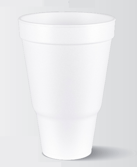 Reyma 32oz White Foam Car Cup - 300/Case (20 Pack/ 15 Pc)