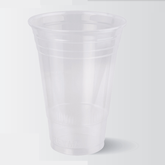 Reyma 16oz Clear Plastic Cold Cup- 1000/Case (20 Pack/50 Pc)