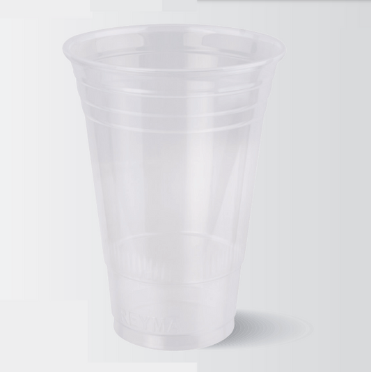 Reyma 16oz Clear Plastic Cold Cup- 1000/Case (20 Pack/50 Pc)