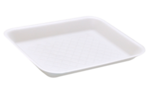 Reyma Foam Food Tray 8 1/2" x 6 1/3" x 1" - 500/ Case (10 Pack/50 Pcs)